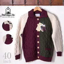 INVERALLAN 3A Lumber Cardigan CRAZY PATTERN画像