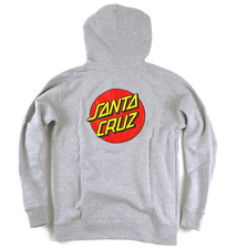 SANTA CRUZ CLASSIC DOT PULLOVER HOOD画像