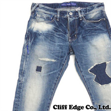 the POOL aoyama DENIM BY VANQUISH & FRAGMENT FIVE YEARS WASH REGULAR STRAIGHT DENIM INDIGO画像