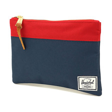 Herschel Supply FIELD POUCH NAVY/RED 10070-00018-OS画像