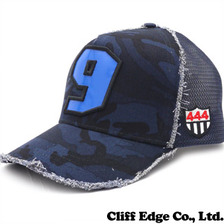 YOSHINORI KOTAKE DESIGN CAMO 9ロゴエナメルメッシュキャップ NAVY CAMOxNAVY CAMOxNAVY画像