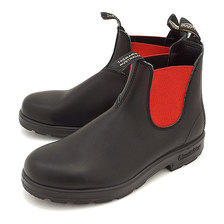 Blundstone サイドゴアブーツ BS508 スムースレザー ブラック/レッド BS508888画像