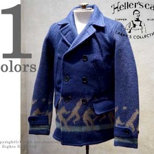 HELLER'S CAFE 1930's Football Players Pattern Wool Coat HC-225画像