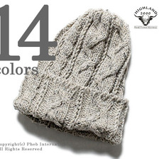 HIGHLAND2000 KILCARRA TWEED CABLECAP画像