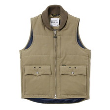 Bluco RIB VEST (BEIGE) OL-044画像