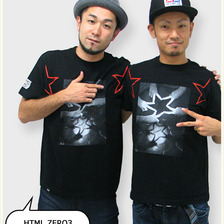 HTML ZERO3 &times; ベイビーレイズ Big Star S/S Tee Collaboration T437画像