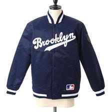 Majestic Satin Jacket A6BRO5516NVY005画像