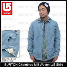 BURTON Chambray Mill Woven L/S Shirt 14062100443画像