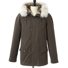 Yves Salomon Parka cotton/rabbit+coyote H553075COCYW画像