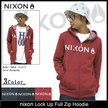 nixon Lock Up Full Zip Hoodie NS1906画像