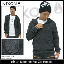nixon Monarch Full Zip Hoodie NS2052画像