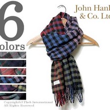 JOHN HANLY 英国製ラムズウールマフラー画像