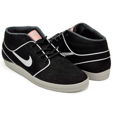 NIKE LUNAR STEFAN JANOSKI MID SHIELD BLK / RFLCT SLVR - HYPR CRMSN - MDM 707228-006画像