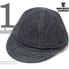 WAREHOUSE Lot 5106 DENIM CAP NON WASH画像