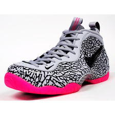 NIKE AIR FOAMPOSITE PRO PREMIUM "ELEPHANT" "LIMITED EDITION for NONFUTURE" GRY/SLV/PINK 616750-002画像