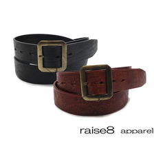 raise8apparel LEATHER BELT 125B-002画像