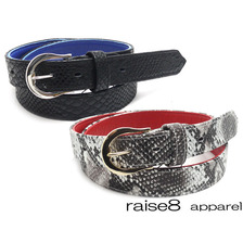 raise8apparel LEATHER BELT 125B-001画像