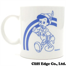 Ron Herman &times; Disney PINOCCHIO RAINBOW MUG WHITExBLUE画像