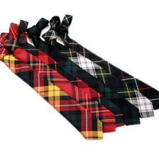 JOHN SCOTT WOOL TARTAN CHECK TIE画像