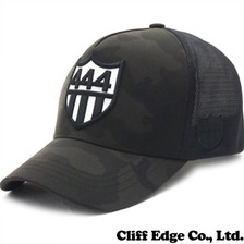 YOSHINORI KOTAKE DESIGN 444ロゴエナメル CAMO メッシュキャップ CAMOxCAMOxBLACK画像