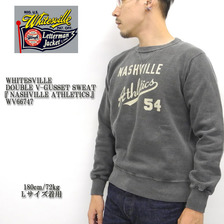 Whitesville DOUBLE V-GUSSET SWEAT 「NASHVILLE ATHLETICS」 WV66747画像