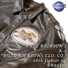 Buzz Rickson's A-2 "BUZZ RICKSONS CLO. CO." 26th fighter sq. BR80370画像