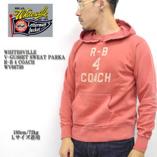 Whitesville V-GUSSET SWEAT PARKA R-B 4 COACH WV66750画像