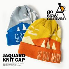 go slow caravan JAQUARD KNIT CAP 392904画像