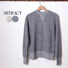 SBTRACT WOOL CREW SWEAT画像