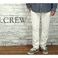 J.CREW URBAN SLIM FIT Garment dyeing WHITE画像