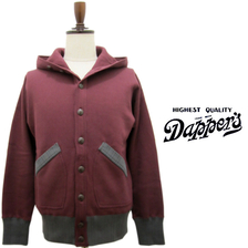 DAPPER'S ボタンフロントフーデッドパーカー 1026画像