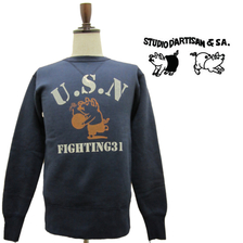 STUDIO D'ARTISAN 両V 丸胴 スウェット 9722A画像