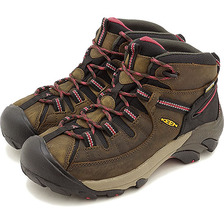 KEEN Targhee II Mid WMN Black-Olive/Slate-Rose 1011522画像
