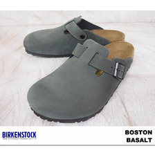 BIRKENSTOCK Boston 060331 Basalt Nubukleder画像