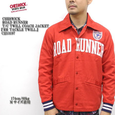 CHESWICK ROAD RUNNERT/C TWILL COACH JACKET「RR TACKLE TWILL」 CH13197画像