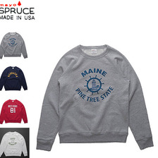 mayo SPRUCE 長袖 プリントスウェット メンズ画像