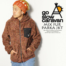 go slow caravan MIX FUR PARKA JKT 391620画像