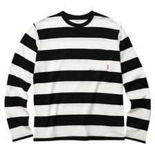 FUCT FUCT SSDD WILSON L/S TEE (WHITE&times;BLACK) 3703画像
