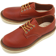 RED WING #8001 WORK OXFORD ROUND TOEbORORUSSET PORTAGE画像