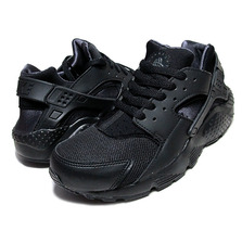 NIKE HUARACHE RUN GS "Triple Black" blk/anthracite 654275-020画像