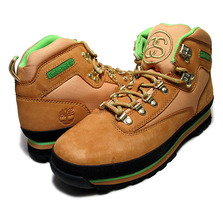 TIMBERLAND &times; STUSSY EURO HIKER BOOT Wheat 6239A画像