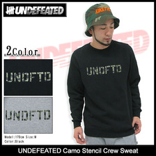 UNDEFEATED Camo Stencil Crew Sweat 5910451画像