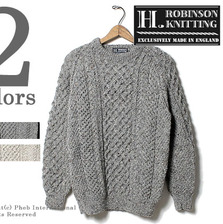 H. ROBINSON KNITTING by Joe Mc HAND KNITTED CABLE P/O画像