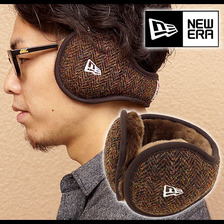 NEW ERA EARMUFFS HARRIS-TWEED BRN/WHT N0021711画像