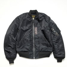 Buzz Rickson's WILLIAM GIBSON COLLECTION BLACK MA-1 SLENDER (REGULAR) BR12666画像
