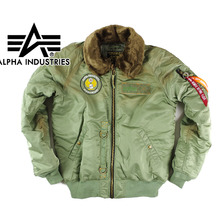 ALPHA INDUSTRIES B-15 REPLICA GREEN (55TH ANNIVERSARY JACKET)画像