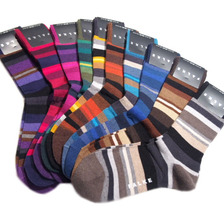 FALKE #15328 MEN'S WOOL LHASA STRIPE SOCKS画像