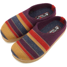 HAFLINGER クロッグサンダル Streifen ストライフェン パープル HL70000004画像
