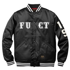 FUCT SSDD SATIN STADIUM JACKET (BLACK) 3518画像