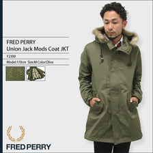 FRED PERRY Union Jack Mods Coat JKT JAPAN LIMITED F2399画像